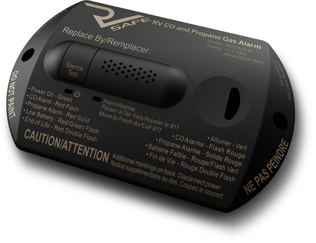 Black CO alarm